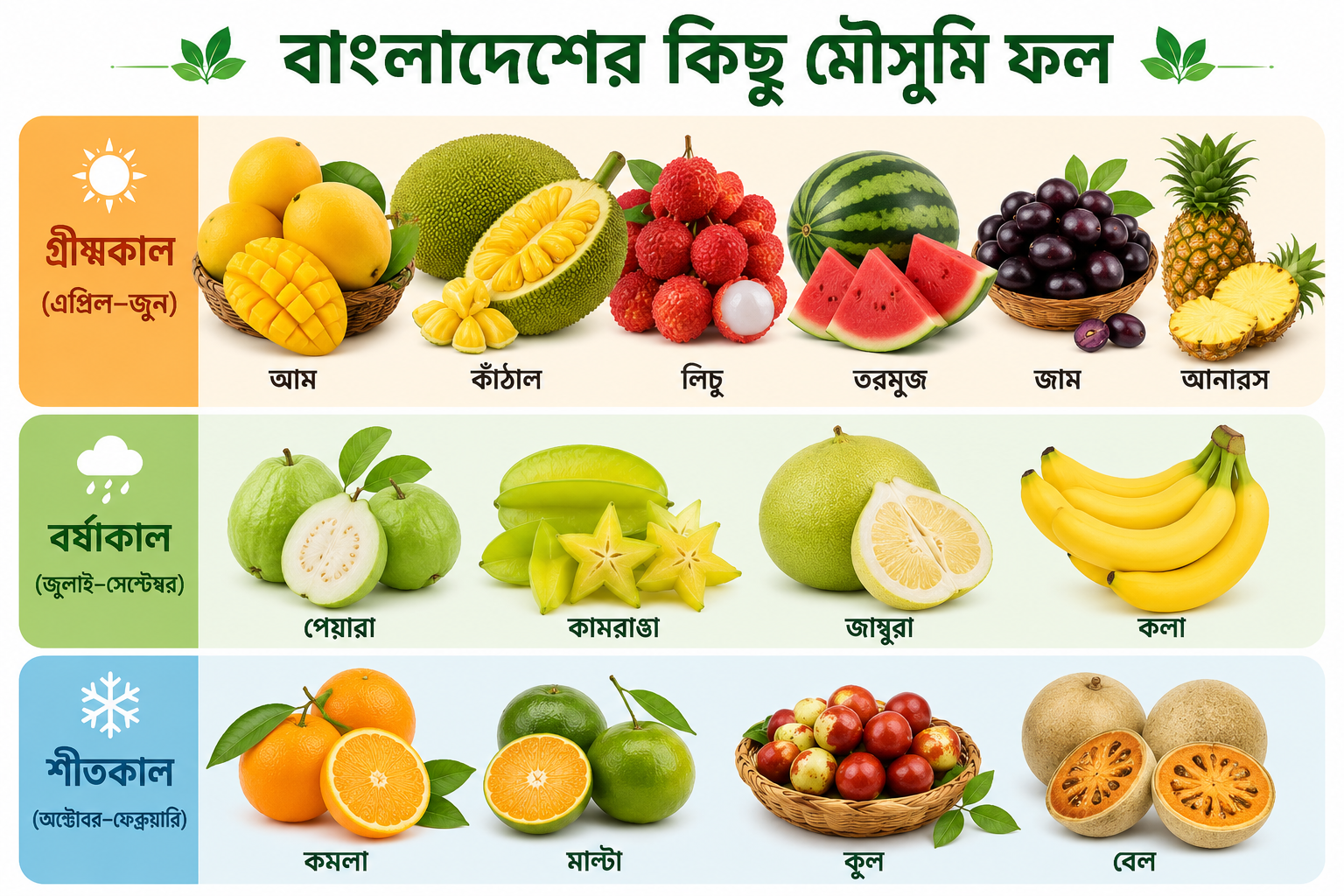 মৌসুমি ফল